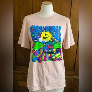 Nike Tee Shirt Have A Nike Daze Psychedelic Graphic Muted Pink size Small